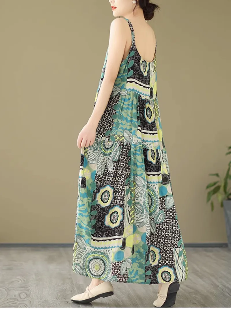 All In One Cotton Stylish Loose A-line Dress