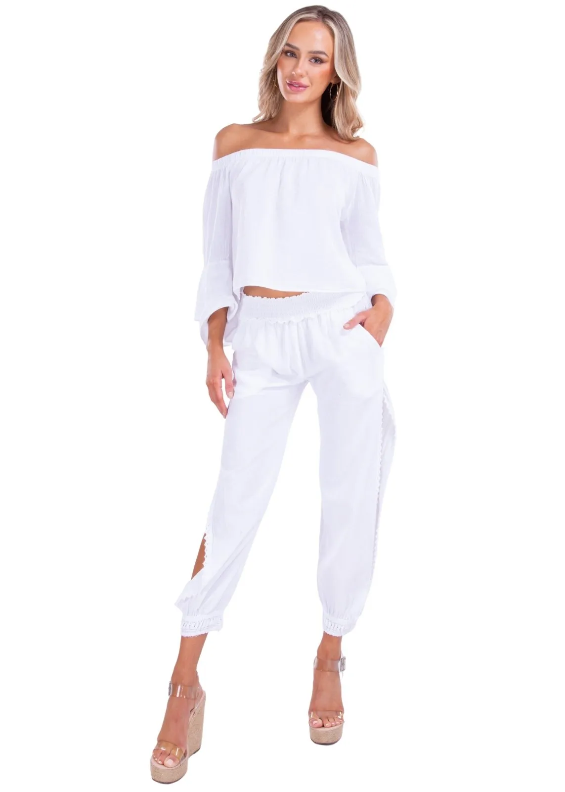 'Allegra' Flowy Off Shoulder Top