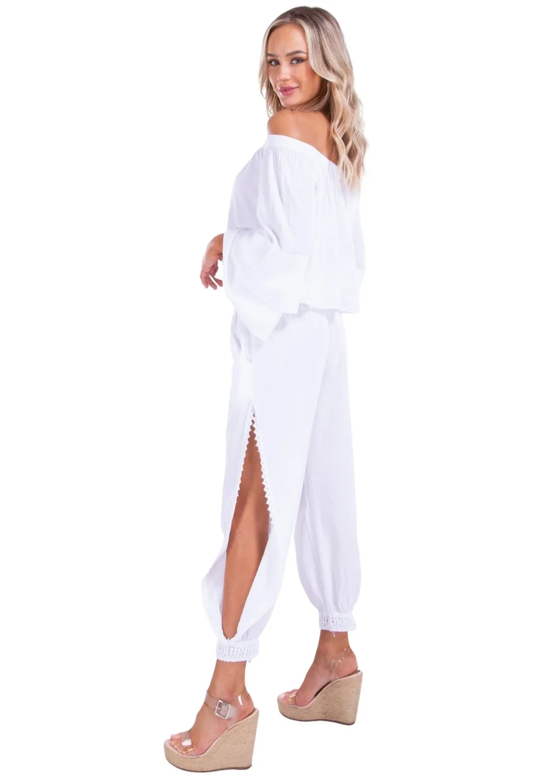 'Allegra' Flowy Off Shoulder Top
