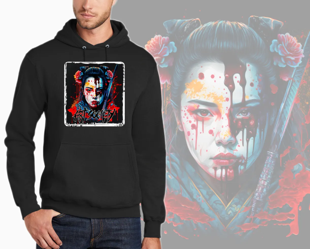 Art Society GEISHA WARRIOR VOL.1 HOODIE BLACK