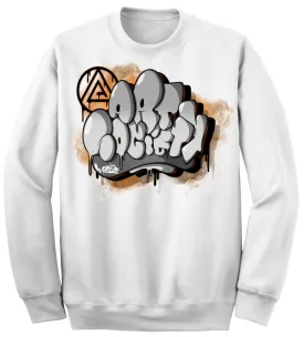 Art Society x Retro Kings x SIMON DEE CREW SWEATER WHITE