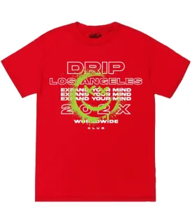 BIG SIZE-DRIP SMILEY GRAFFITI TEE