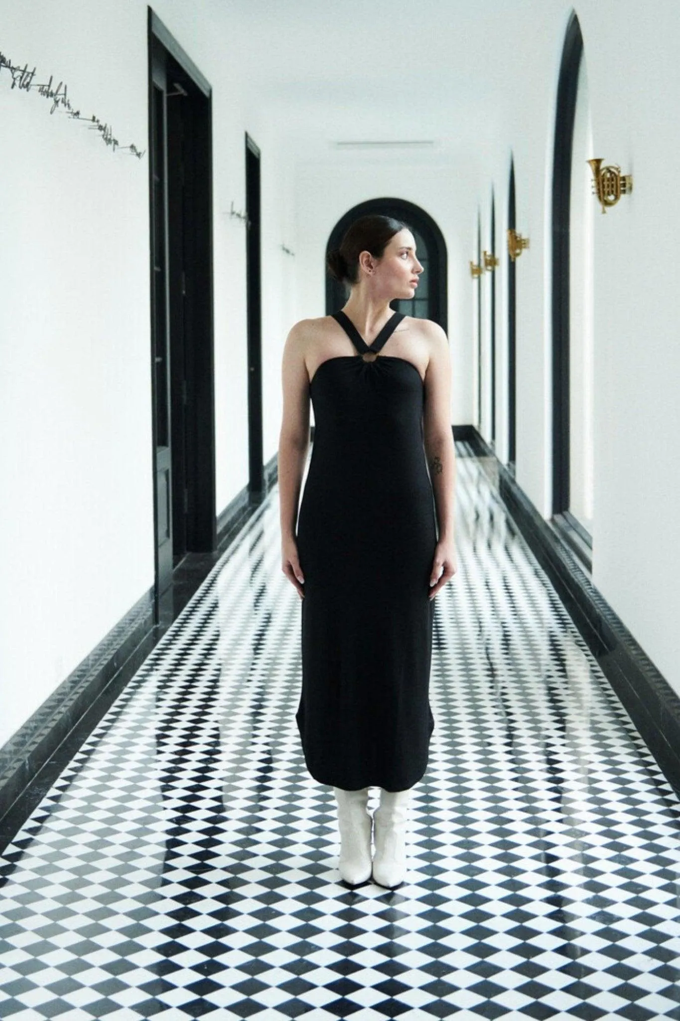 Black A-Line Dress
