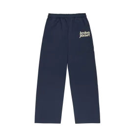 Broken Planet Basics Straight Leg Sweatpants - Outer Space Blue