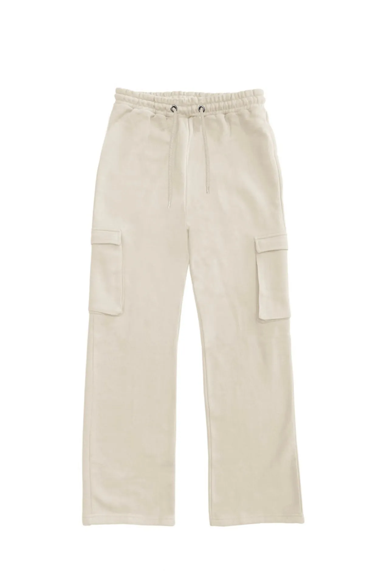 Cargo style straight leg sweatpants *2 COLORS*