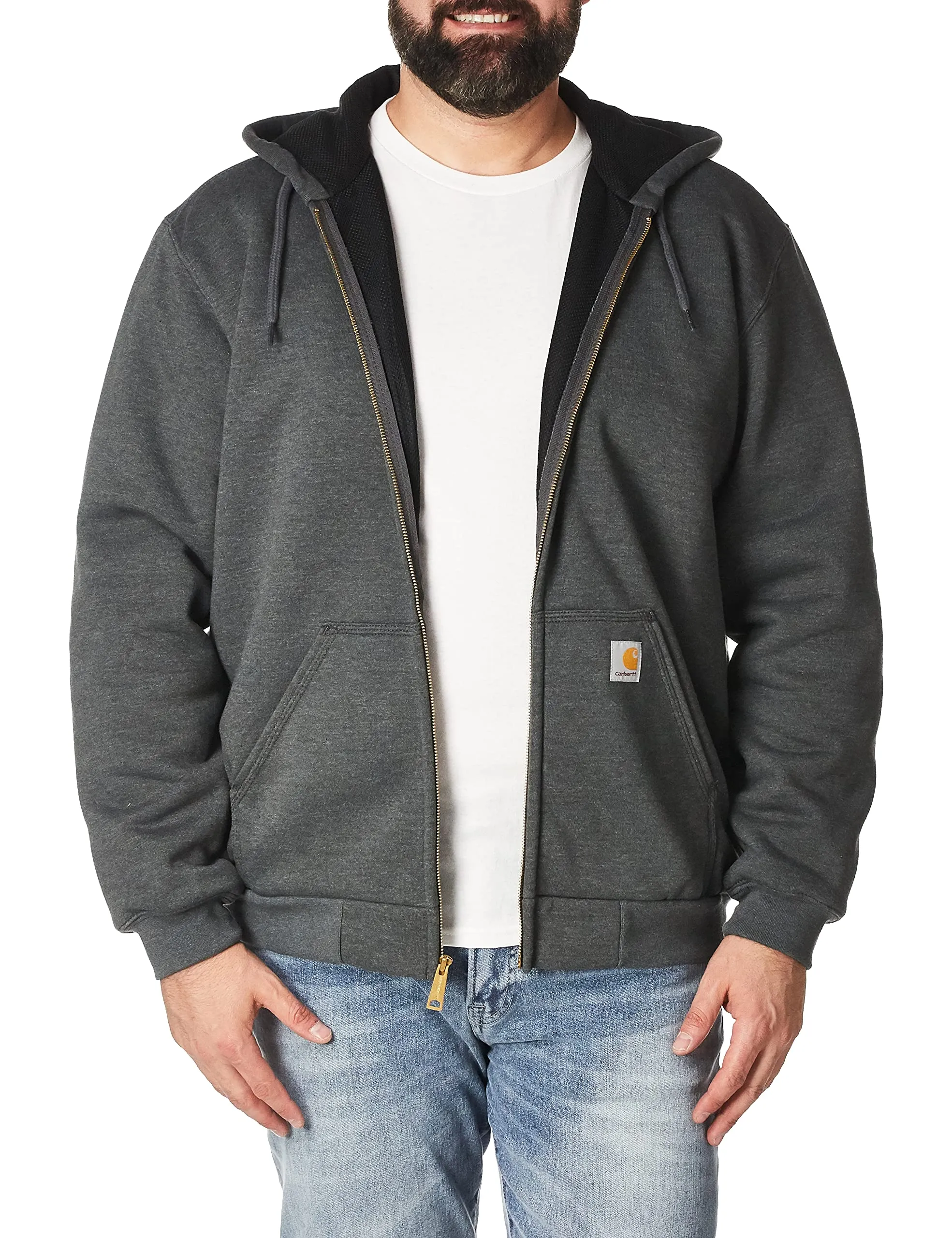 Carhartt 104078 Men's Rutland Thermal Lined Zip Front Sweatshirt Hoodie Big & Tall