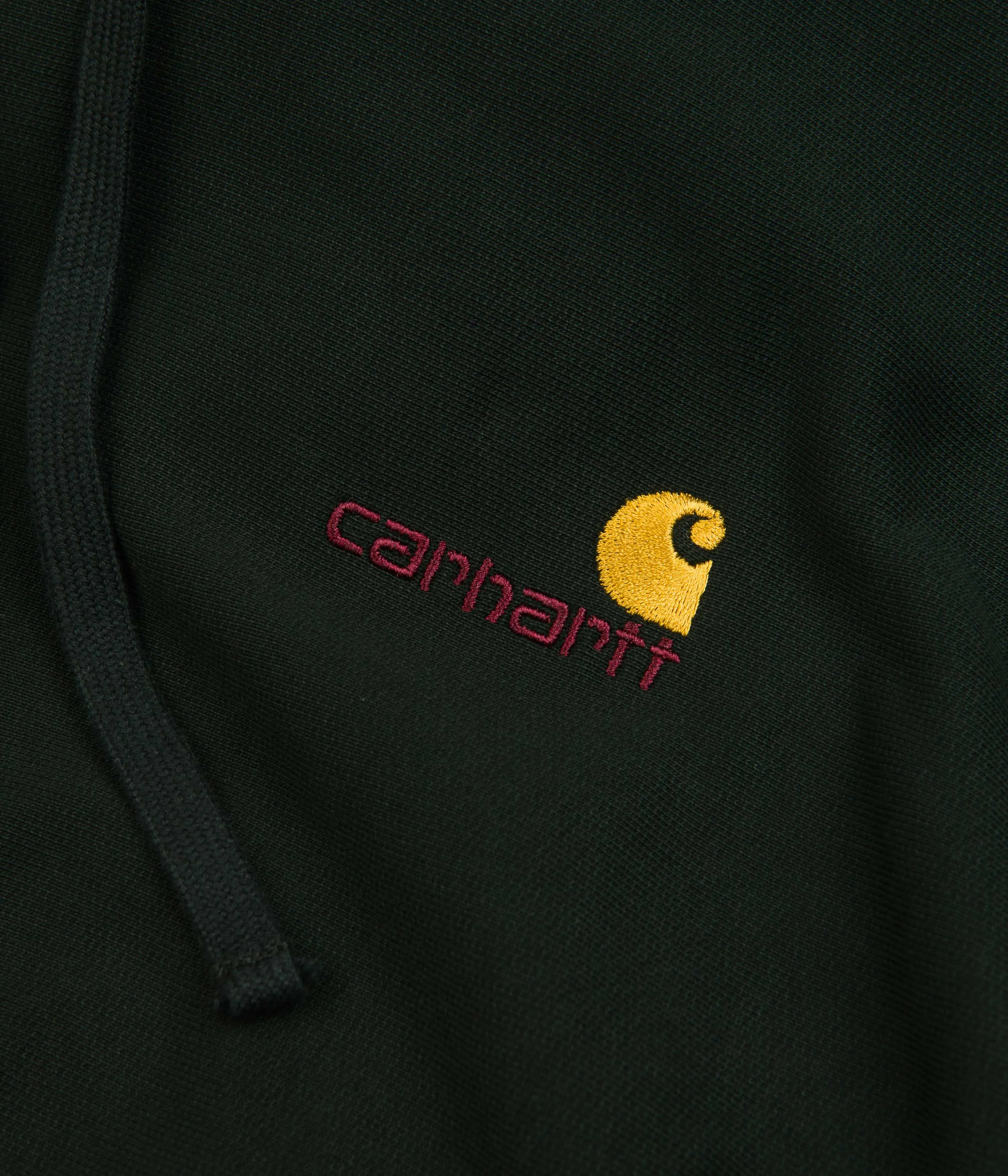 Carhartt American Script Hoodie - Dark Cedar