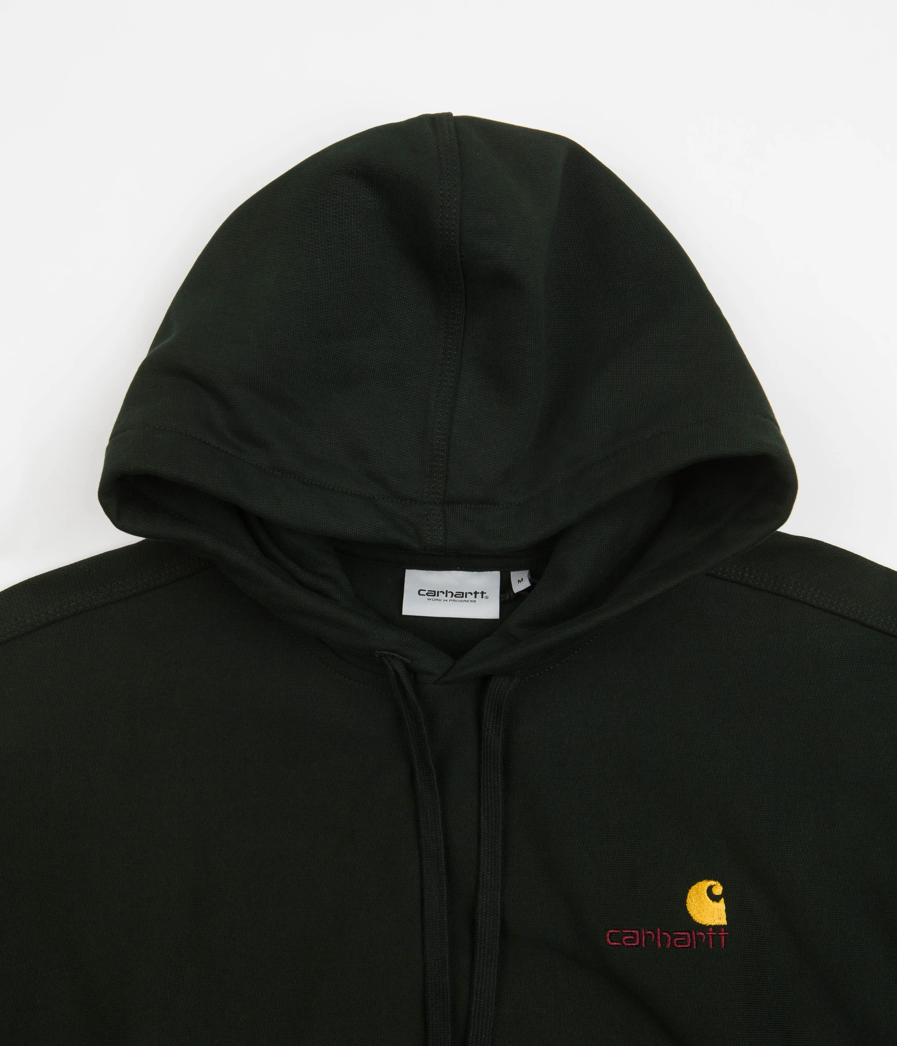 Carhartt American Script Hoodie - Dark Cedar