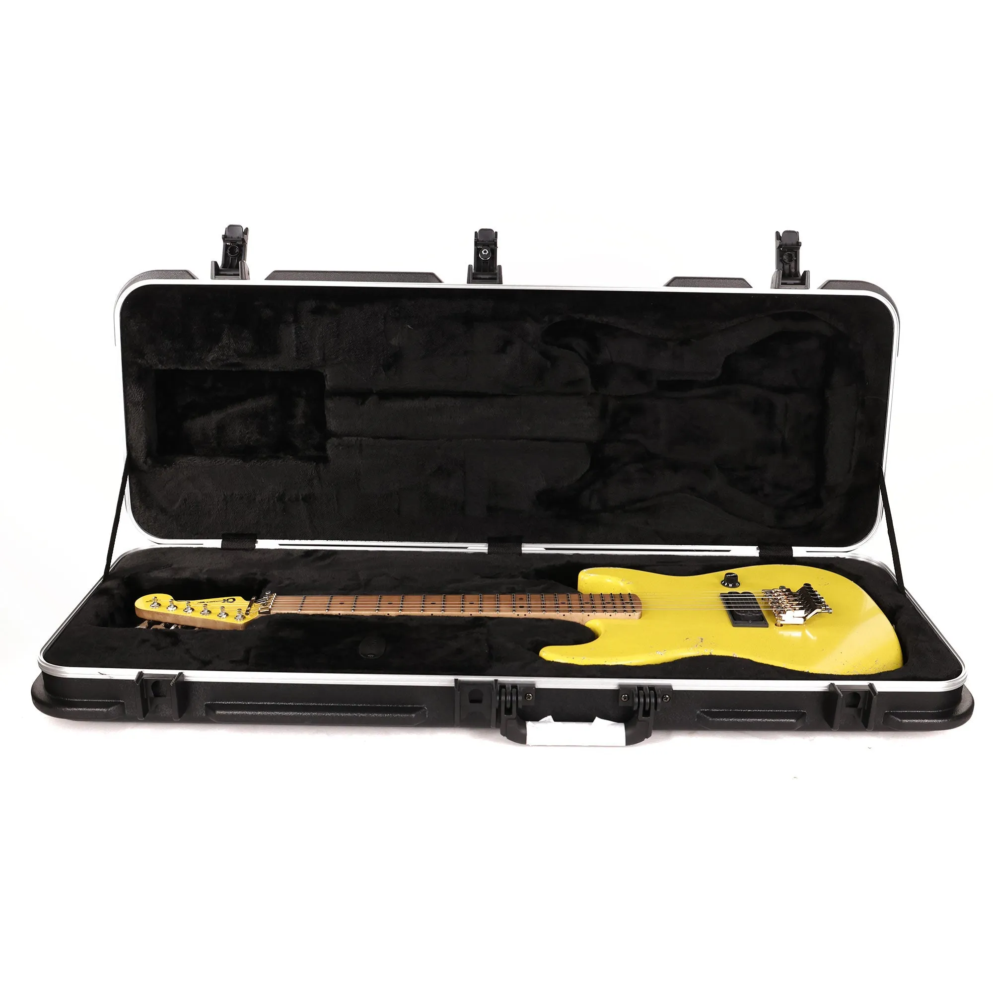 Charvel Custom Shop San Dimas Nitro Aged Graffiti Yellow