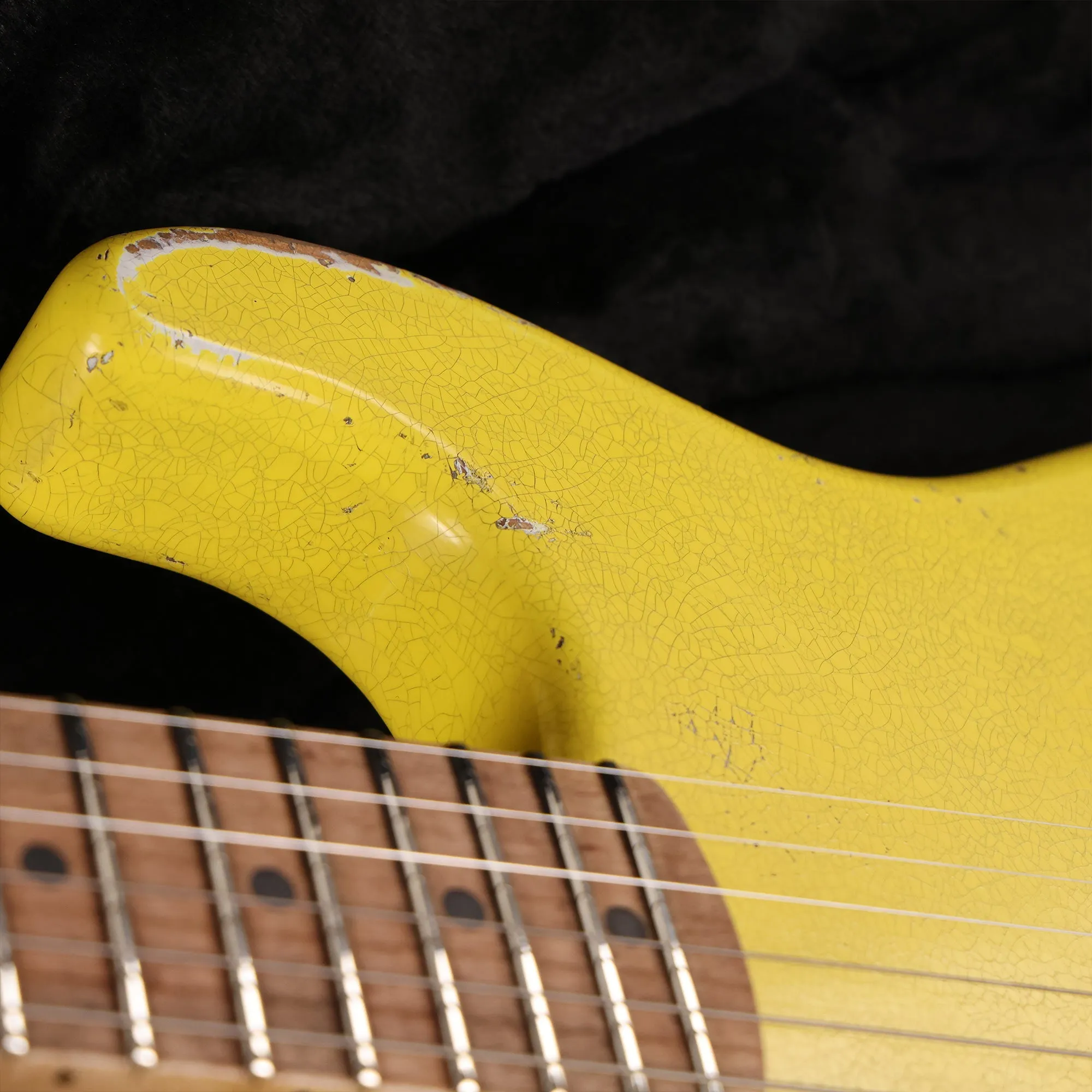 Charvel Custom Shop San Dimas Nitro Aged Graffiti Yellow