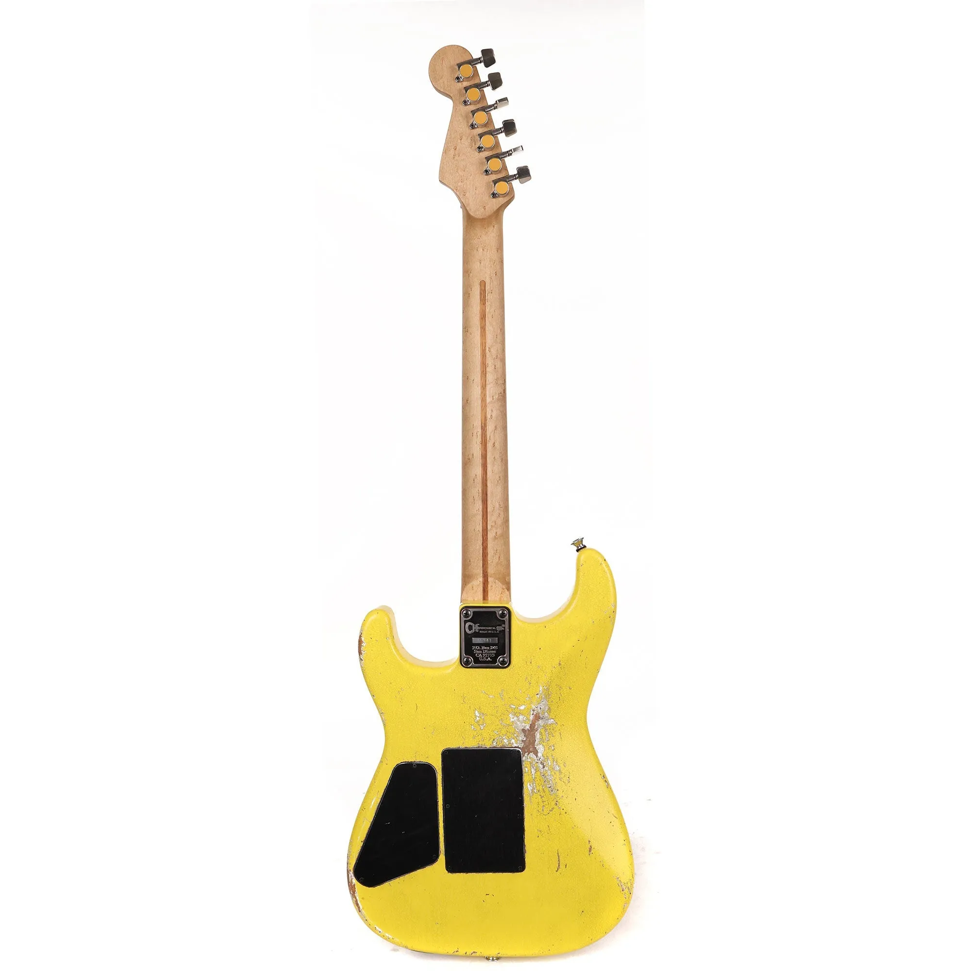 Charvel Custom Shop San Dimas Nitro Aged Graffiti Yellow