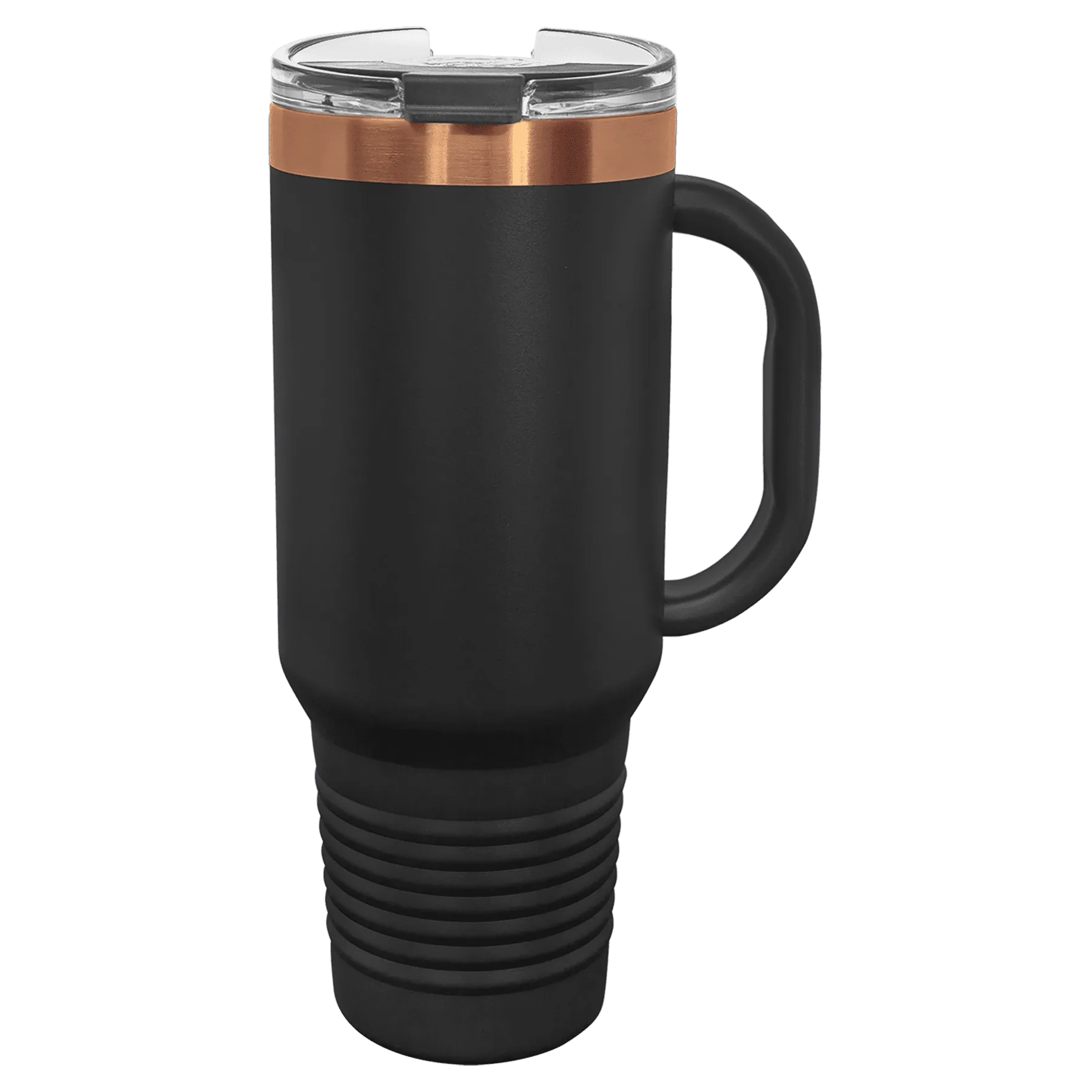 Copper-Ion Plated Polar Camel 40 oz. Travel Mug with Handle, Straw Included