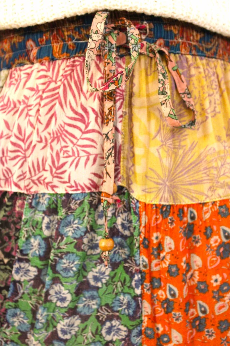 Crinkled Western Skirt