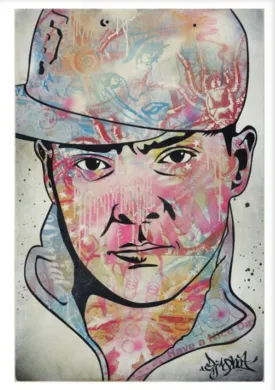 DJ Qbert Archival Print by Ben Frost x Denial- Daniel Bombardier