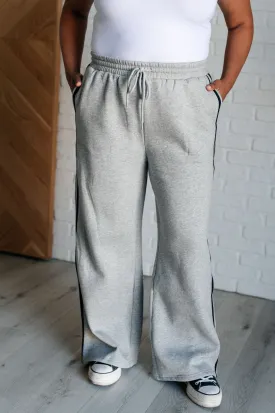 Don't Get Stuck Stripe Detail Sweatpants - 11/14