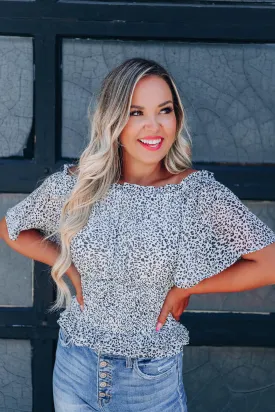 Fallon Off The Shoulder Blouse - Ivory