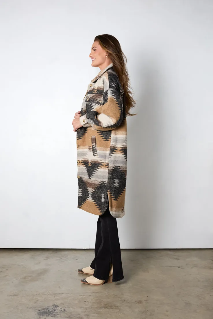 Feeling Clever Long Coat