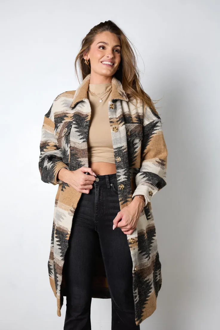 Feeling Clever Long Coat