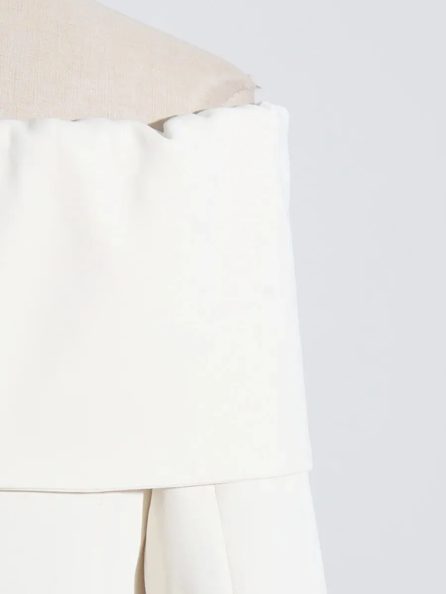 HEYFANCYSTYLE Off-Shoulder Blazer Blouse