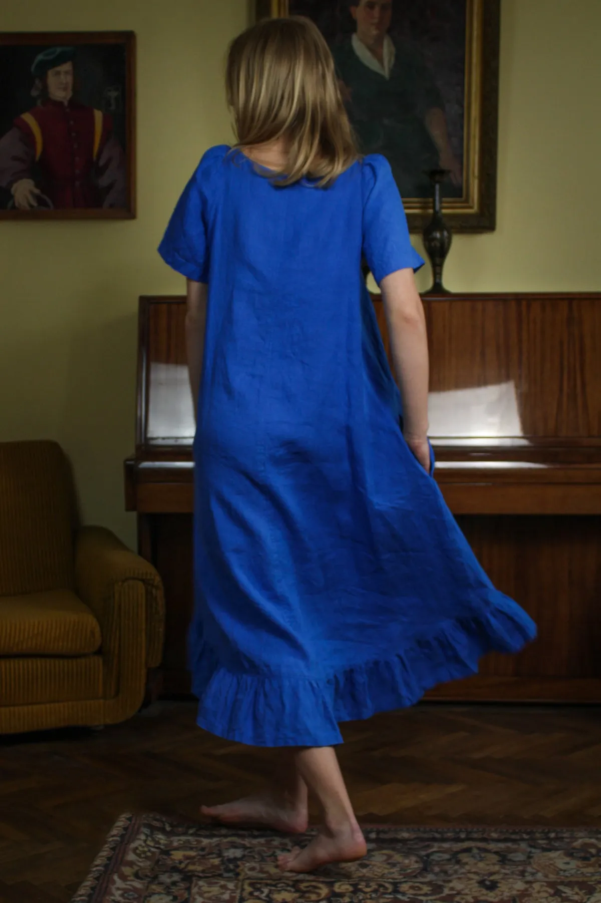 ISABEL MAXI Linen Dress