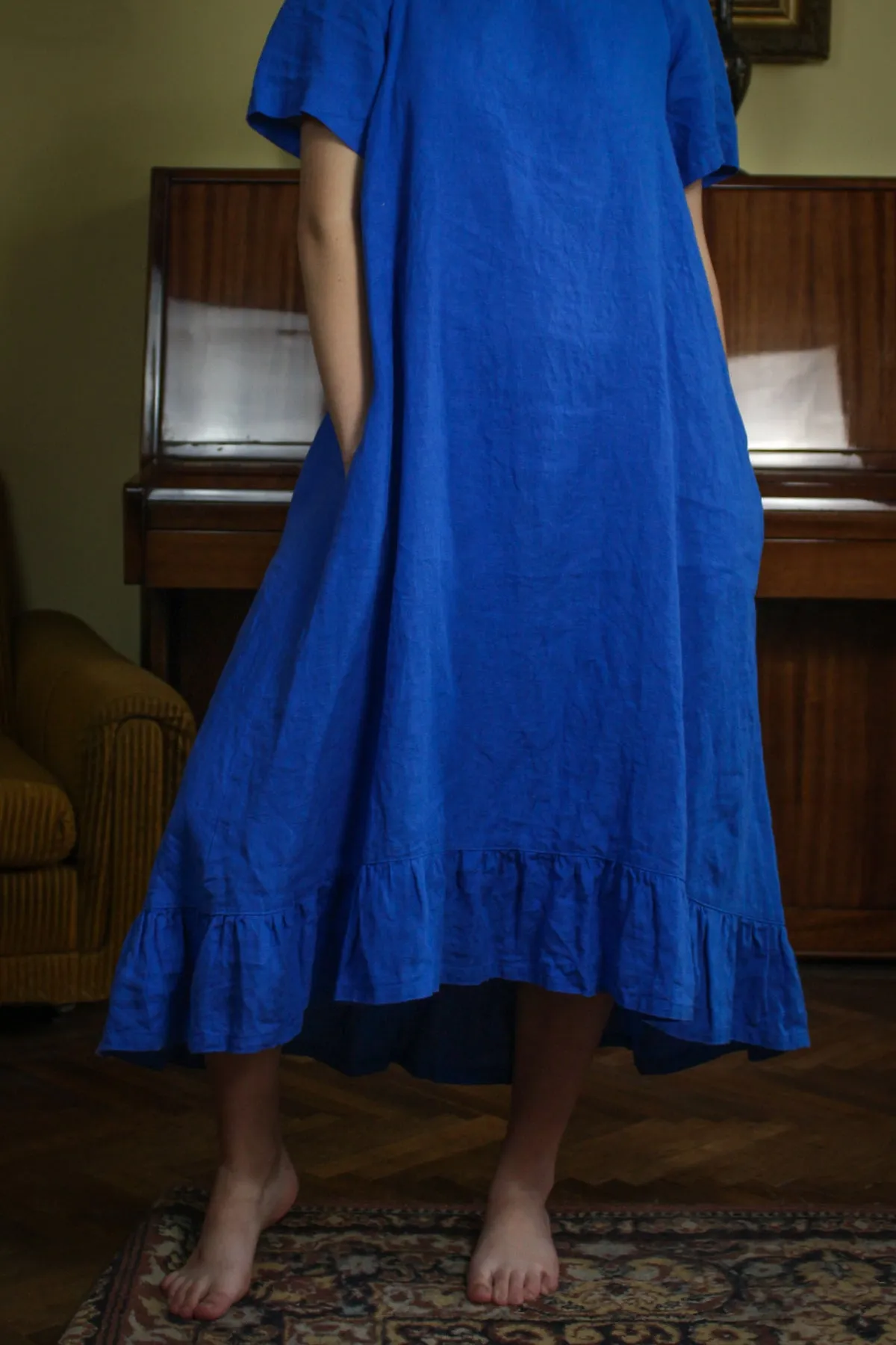 ISABEL MAXI Linen Dress