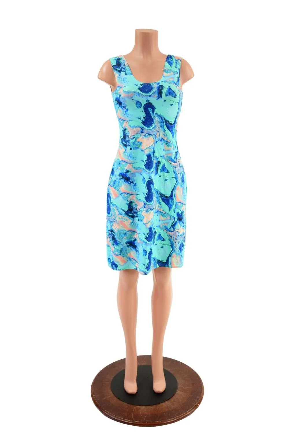 Lapis Lagoon A Line Tank Dress