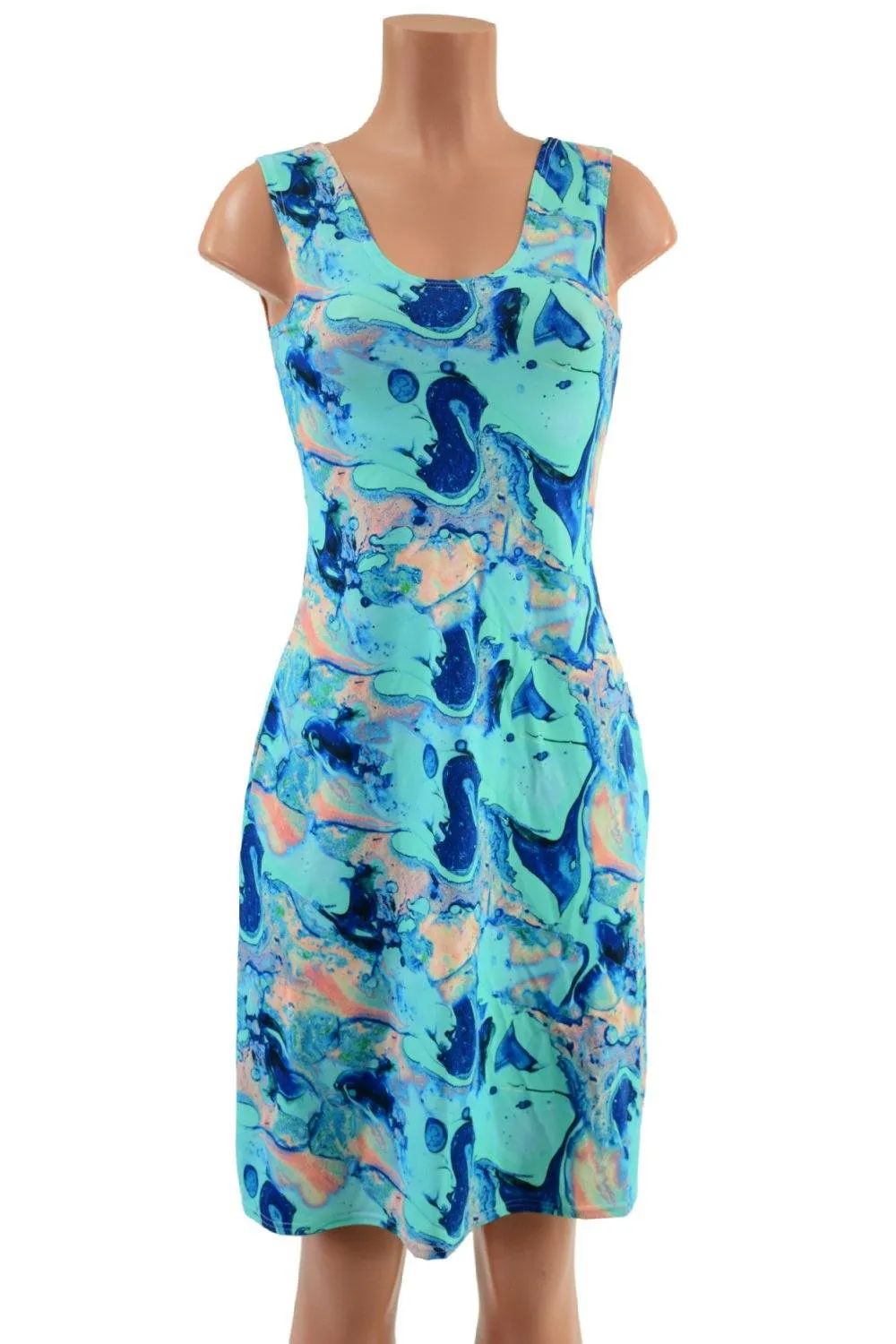 Lapis Lagoon A Line Tank Dress