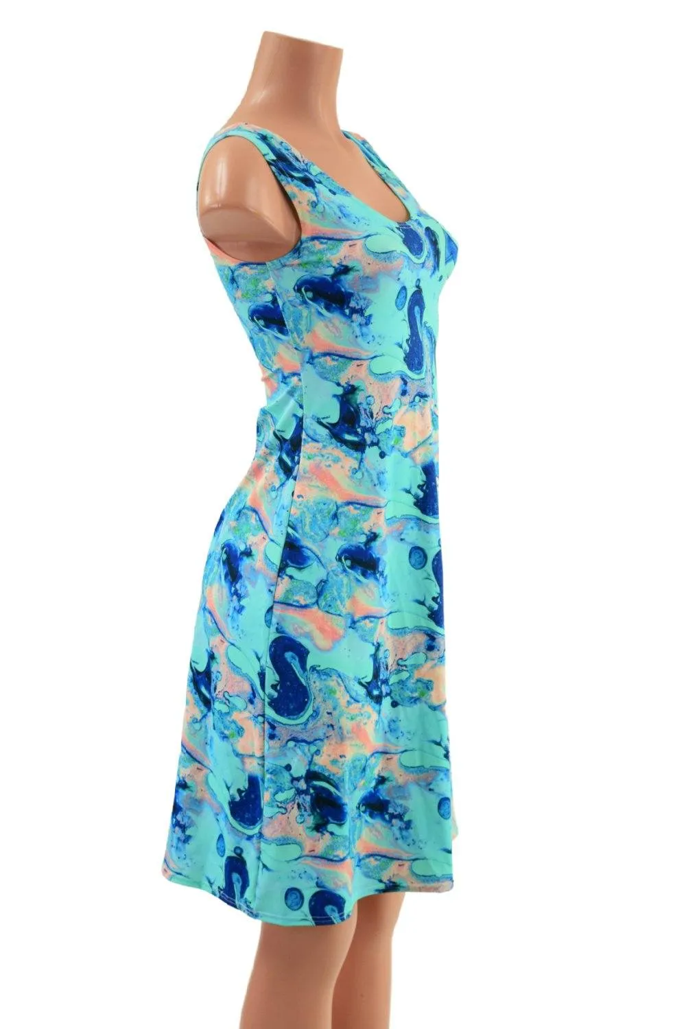 Lapis Lagoon A Line Tank Dress