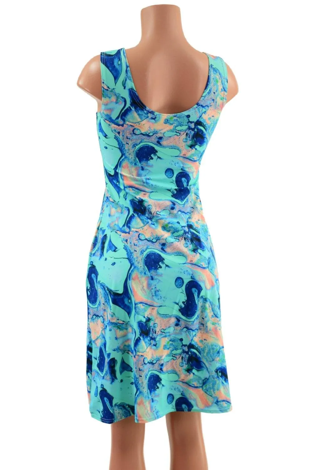 Lapis Lagoon A Line Tank Dress