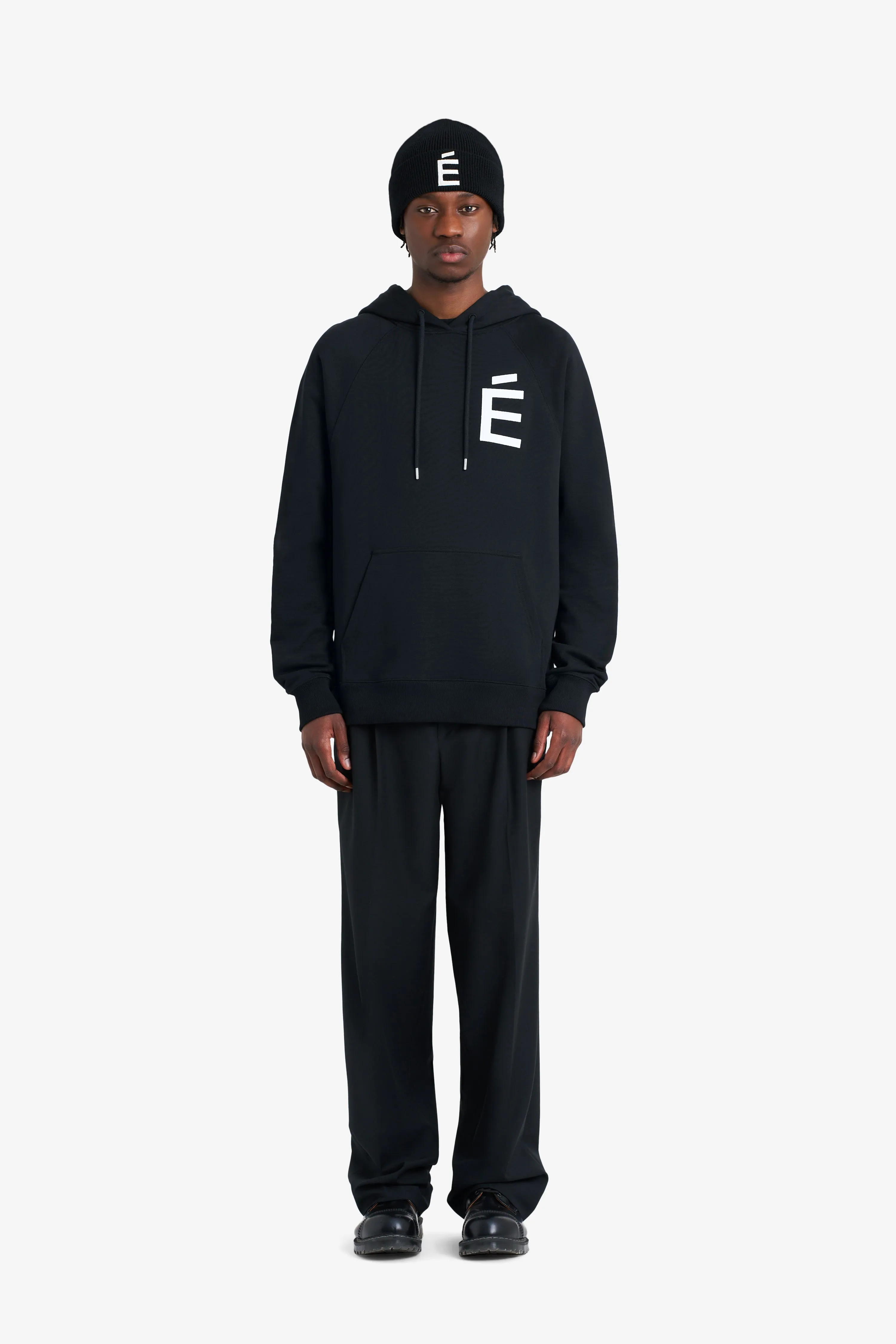 LOOSE HOODIE BIG É BLACK