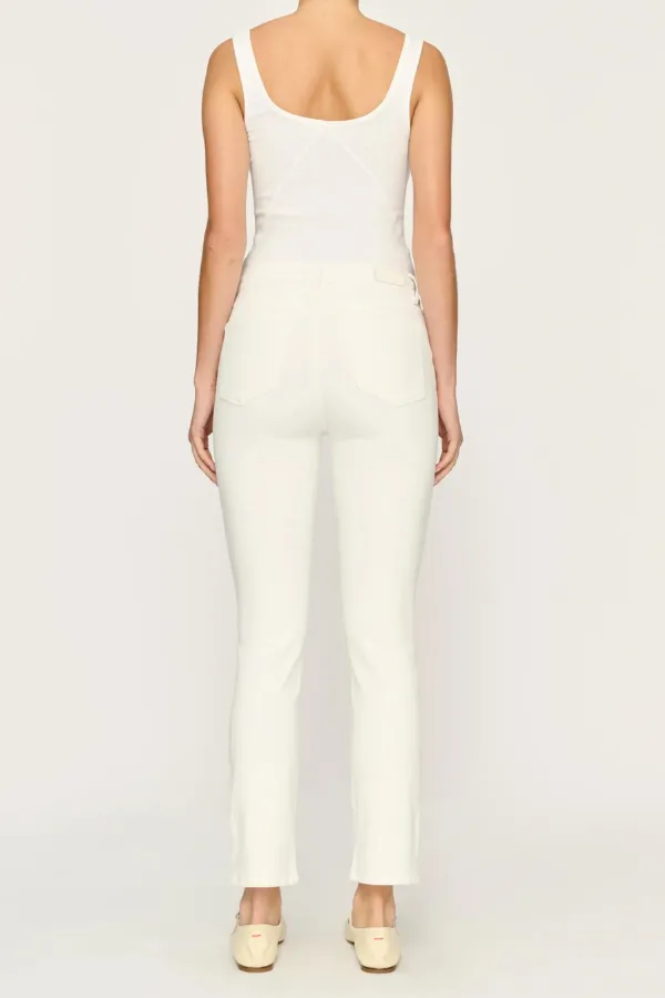 Mara Straight Mid White