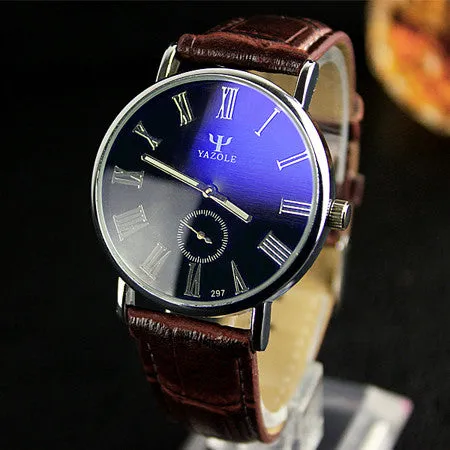Mens Watches Top Brand Luxury Leather Strap Watch Men QuartzWatch clock men Fashion Military Casual Sport Wrist watch