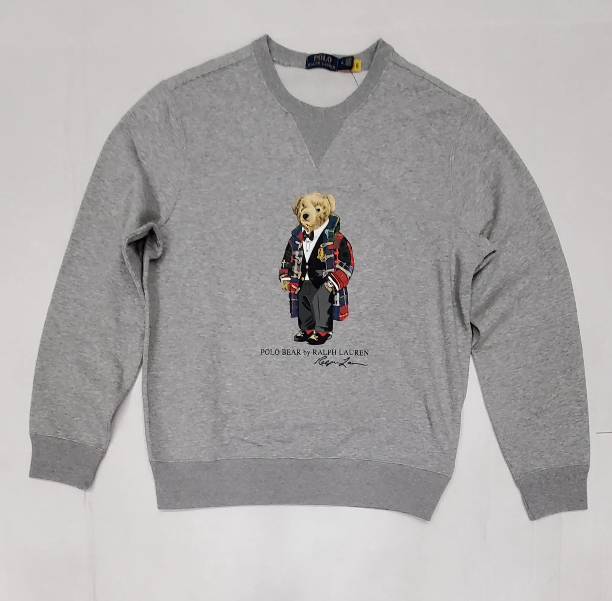 Nwt Polo Big & Tall Grey Toggle Bear Sweatshirt