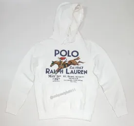 Nwt Polo Big & Tall White Equestrian Hoodie