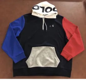 Nwt Polo Ralph Lauren Logo On Hoodie Grey/Navy/Red/Royal Hoodie