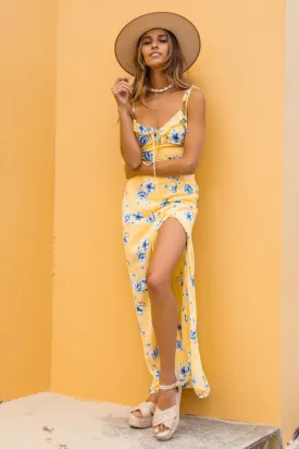 Olivera Maxi Dress Yellow