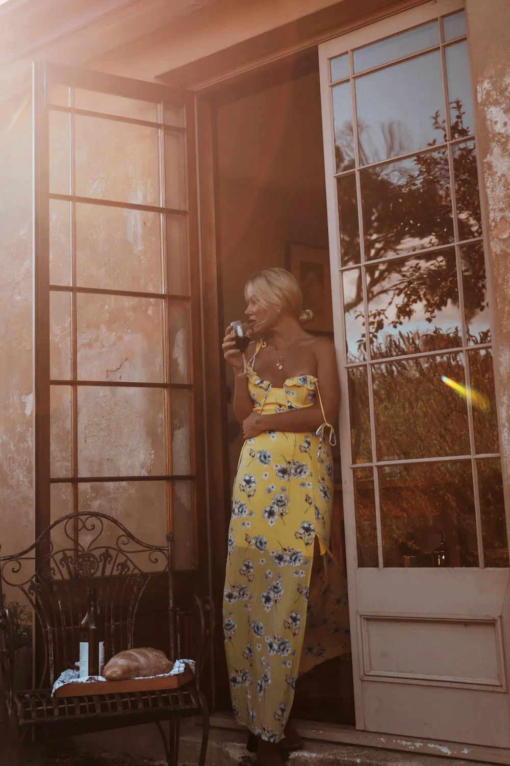 Olivera Maxi Dress Yellow