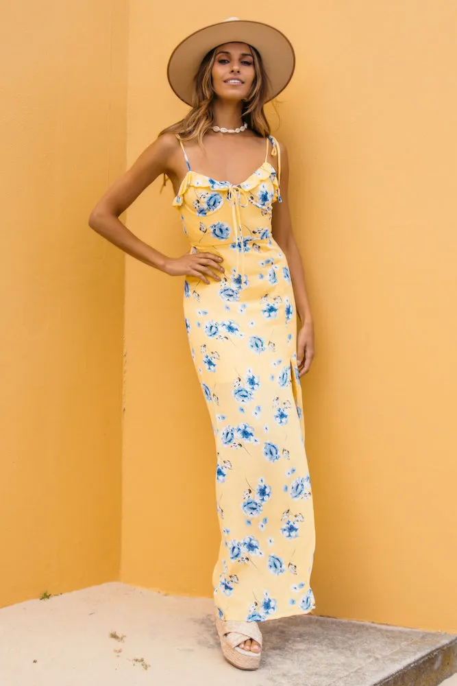 Olivera Maxi Dress Yellow