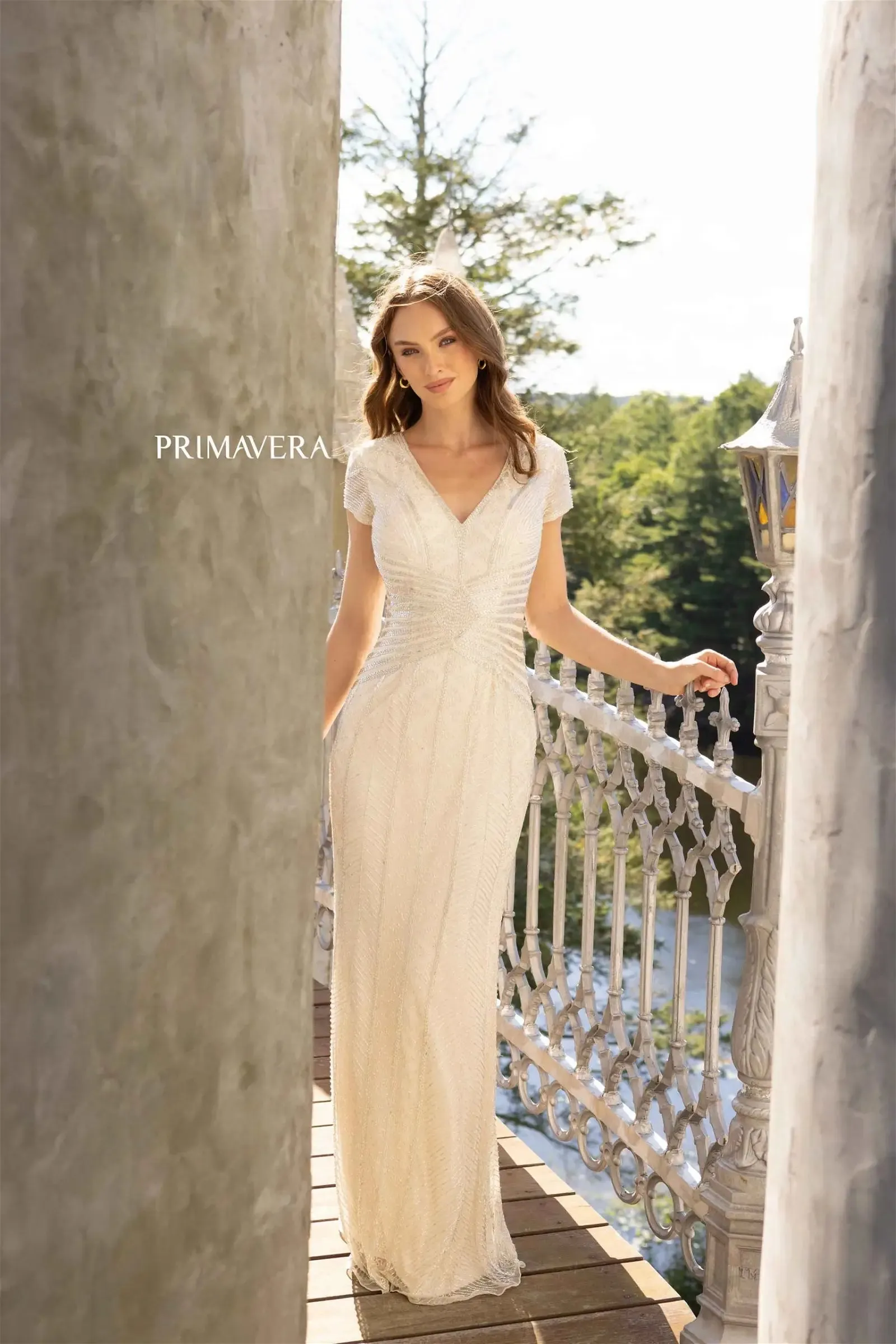Primavera Couture 12037 Prom Dress Long Beaded Dress