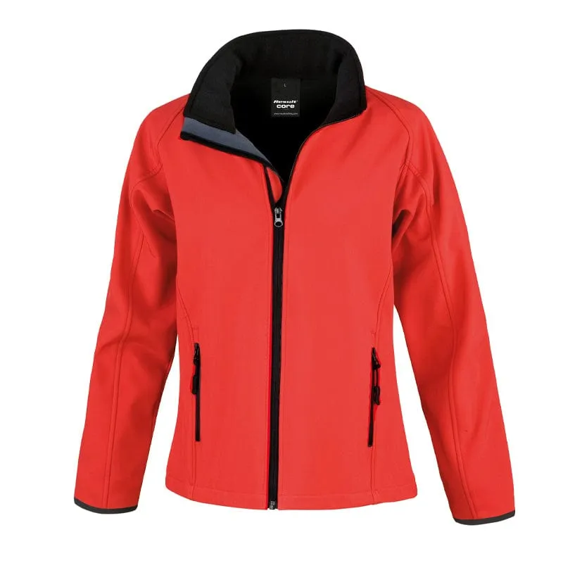Result Core Printable Ladies Softshell Jacket R231F