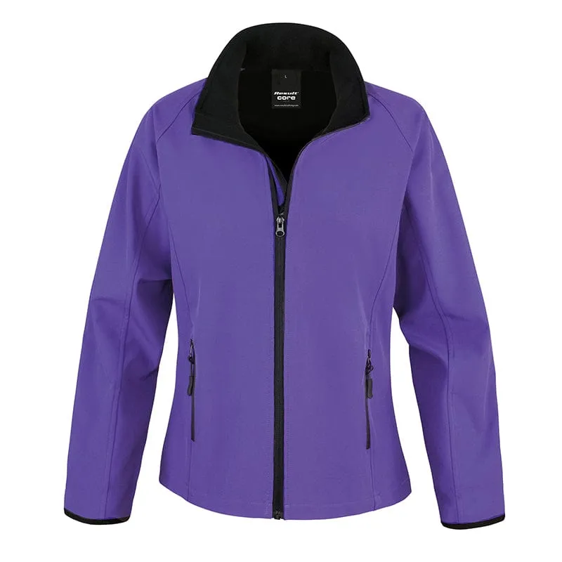 Result Core Printable Ladies Softshell Jacket R231F