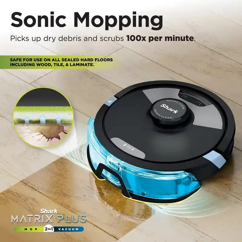 Shark RV2620WAUK 1.8 Litre Dust Capacity Self-Emptying Robot Vacuum Cleaner