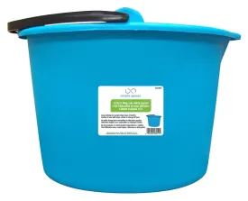 Simple Spaces 8011 Mop Bucket, 11 qt Capacity, Oblong, Recycle Polypropylene Bucket/Pail, Aqua :EA: QUANTITY: 1
