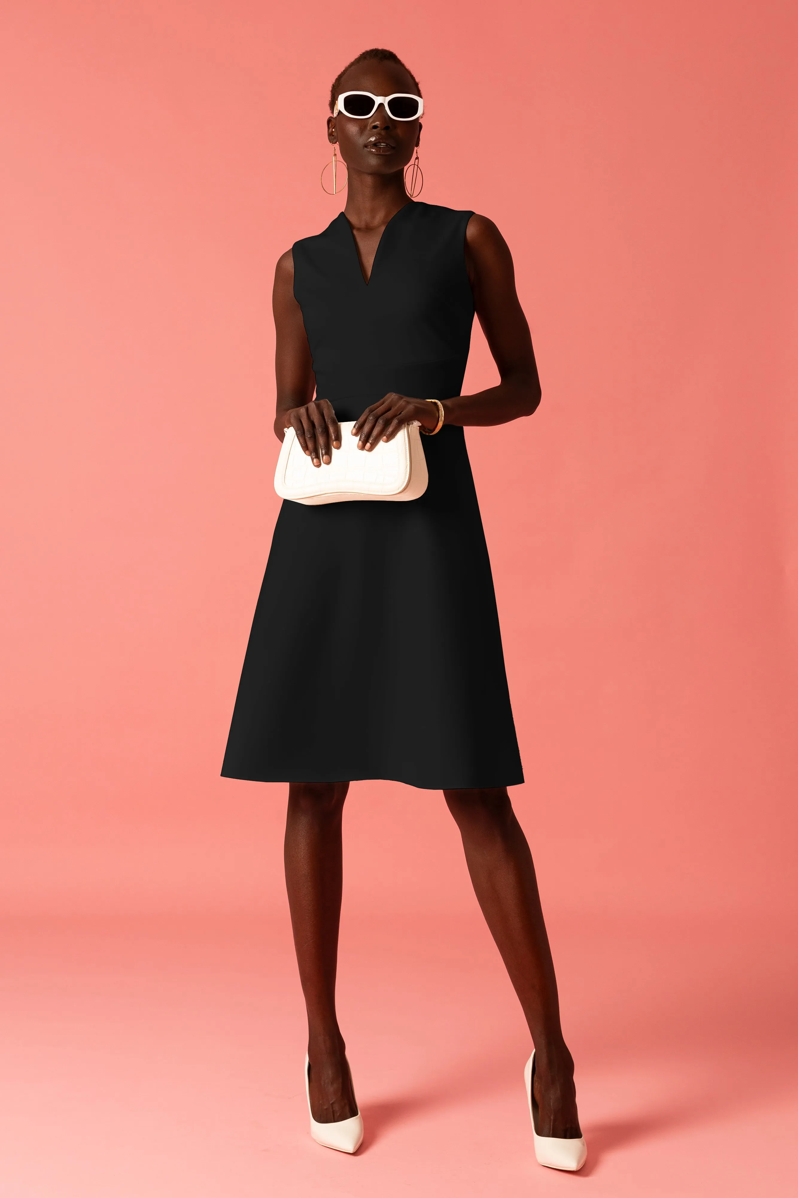Sleeveless A-Line Dress