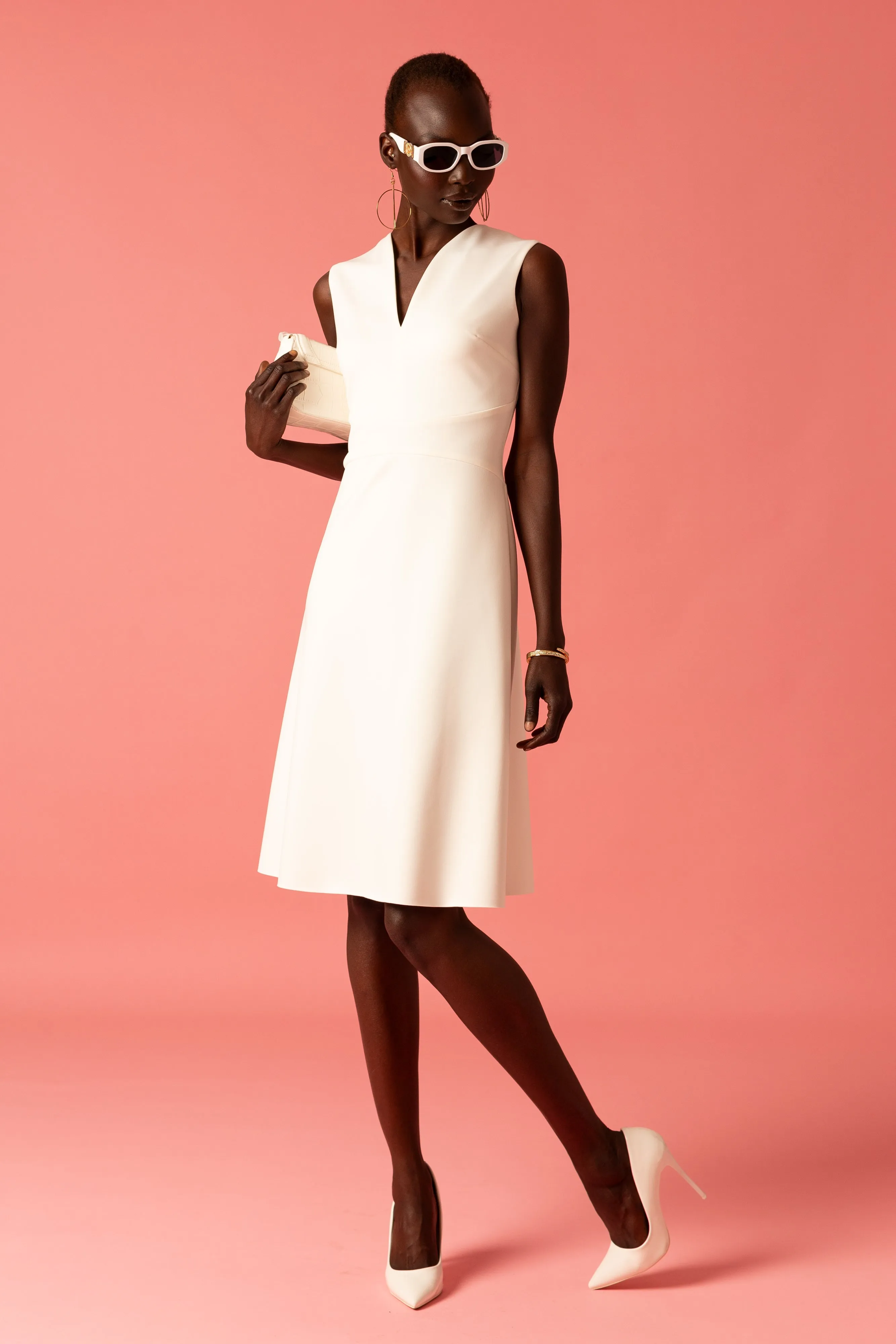 Sleeveless A-Line Dress