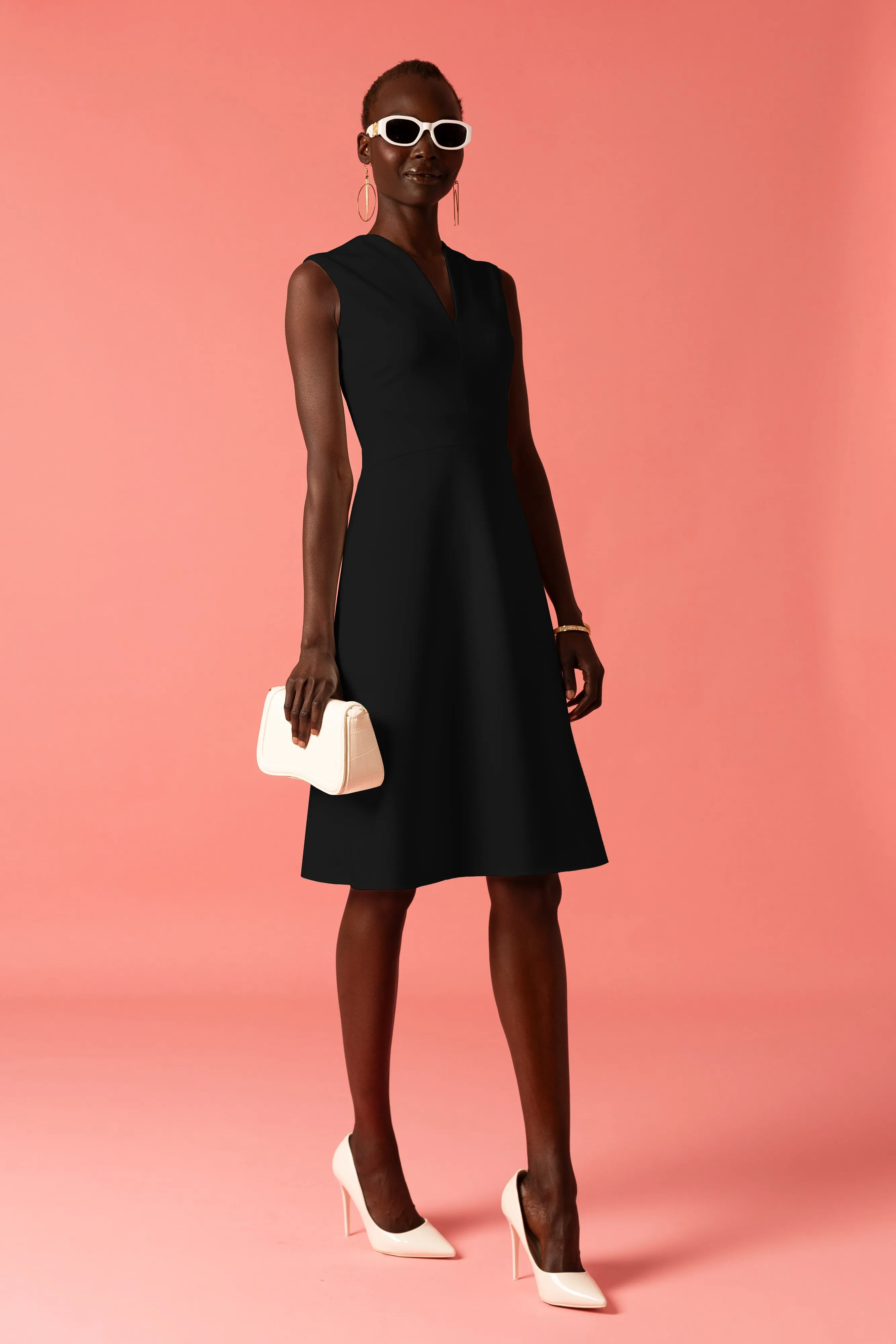 Sleeveless A-Line Dress