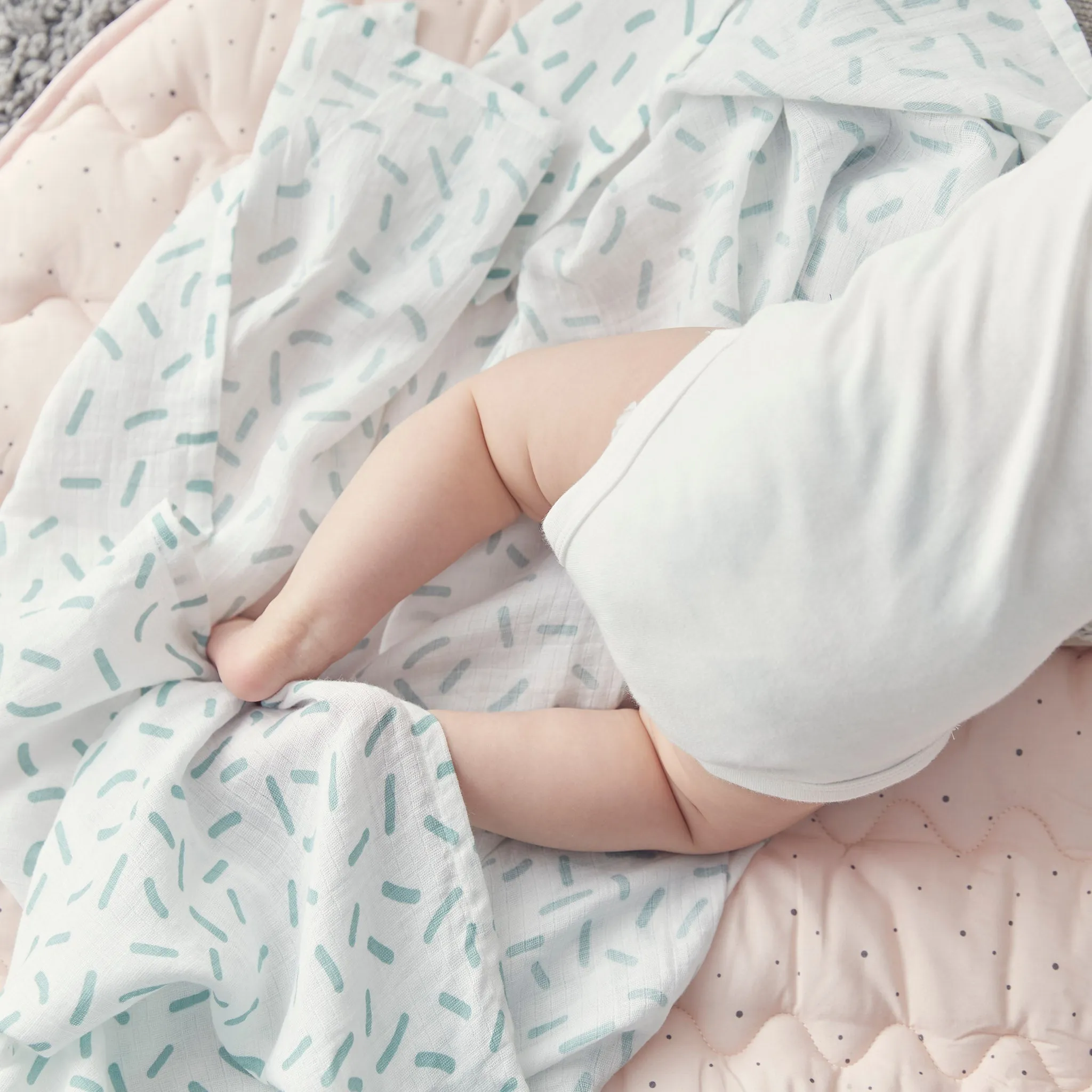 Squiggles Organic Muslin