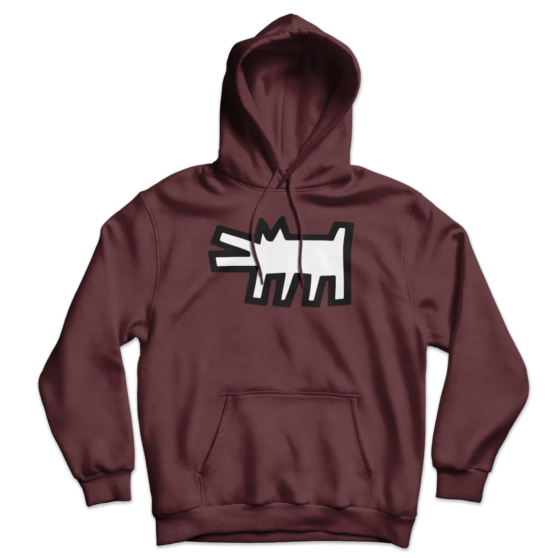 The Barking Dog Icon, 1990 Street Art Hoodie