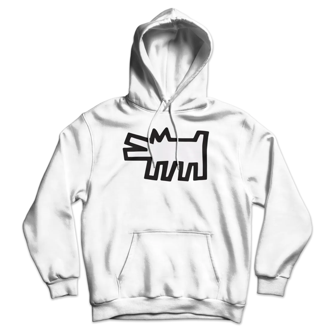 The Barking Dog Icon, 1990 Street Art Hoodie