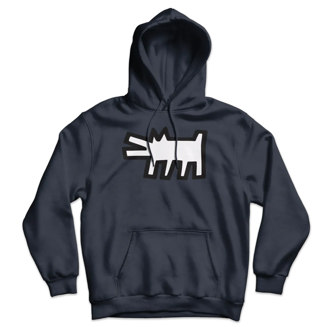 The Barking Dog Icon, 1990 Street Art Hoodie